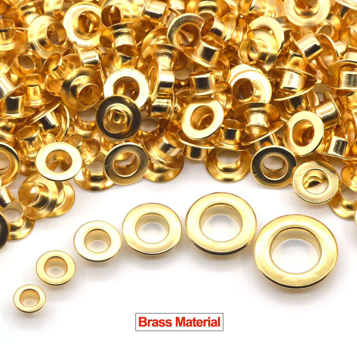 KALASO Gold Color Brass Materi - Leatherwork Eyelets 리뷰 및 가격