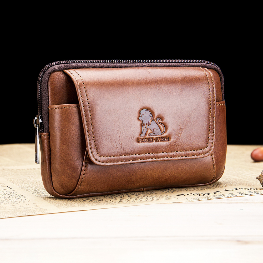 Genuine leather men's waist ba - Leatherwork Fasteners 리뷰 및 가격