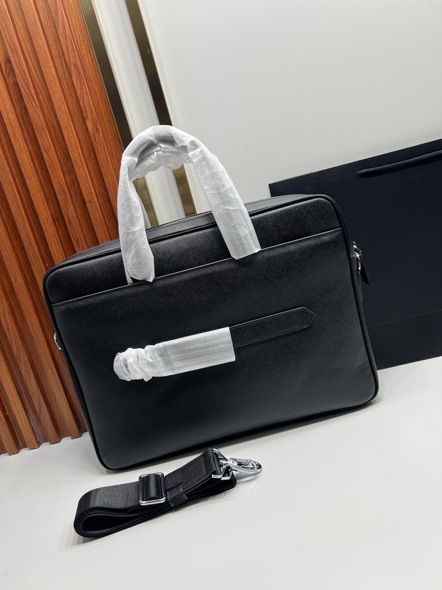 New Men's Genuine Leather Busi - Leather Work Handbags 리뷰 및 가격