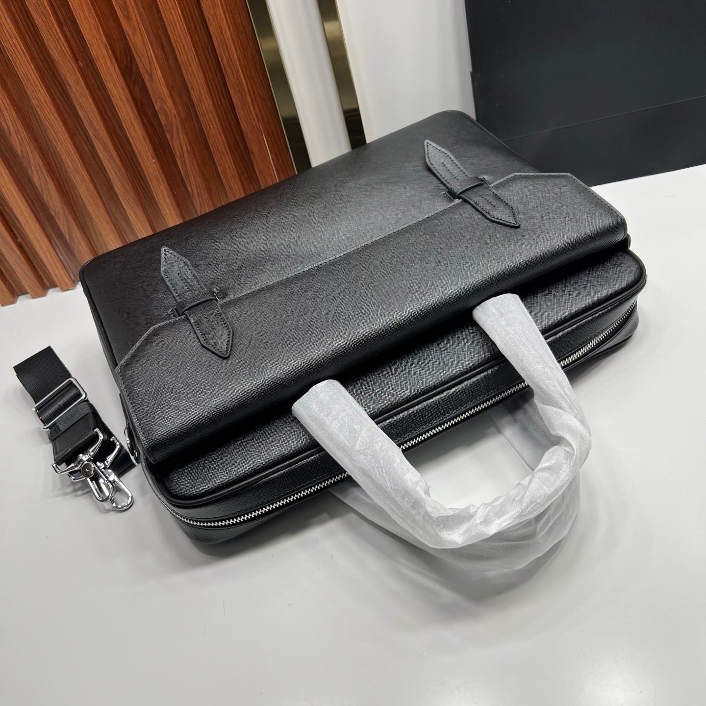 New Men's Genuine Leather Busi - Leather Work Handbags 리뷰 및 가격