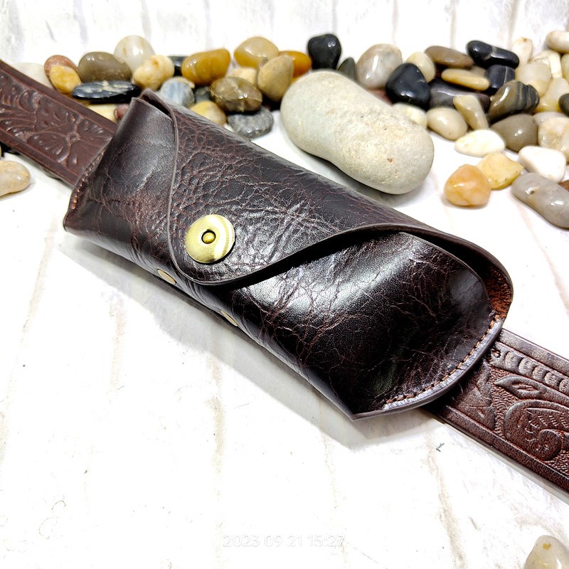 Blongk Glasses Case Waist Bag  - Leatherwork Fasteners 리뷰 및 가격