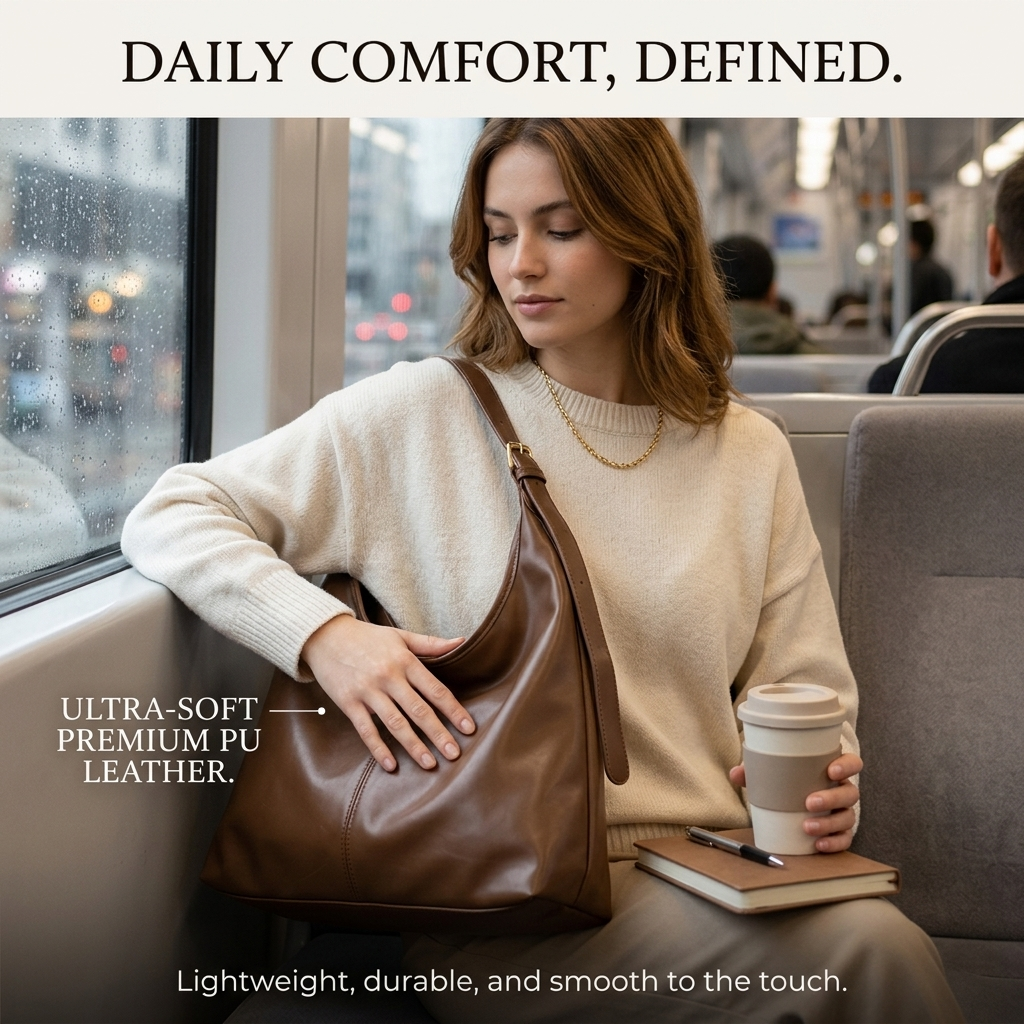 Hobo Shoulder Bag for Women So - Leather Work Handbags 리뷰 및 가격