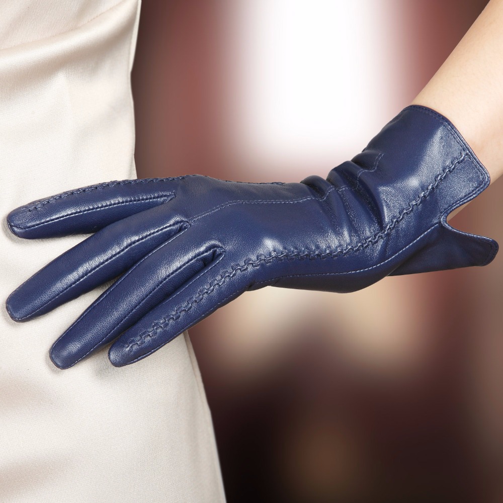 Real Leather Gloves Female Hig - Leather Work Winter Gloves 리뷰 및 가격