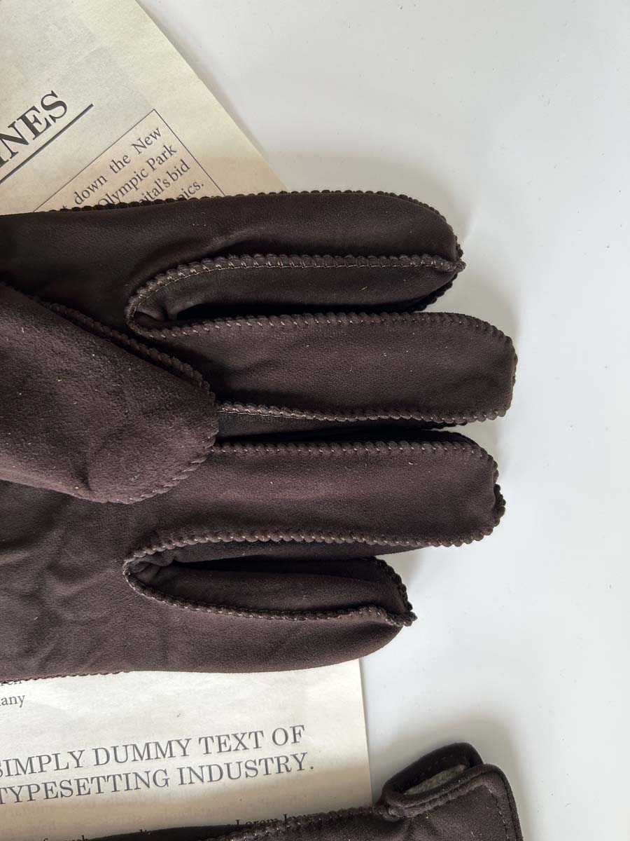 Men Retro Sheepskin Suede Leat - Leather Work Winter Gloves 리뷰 및 가격