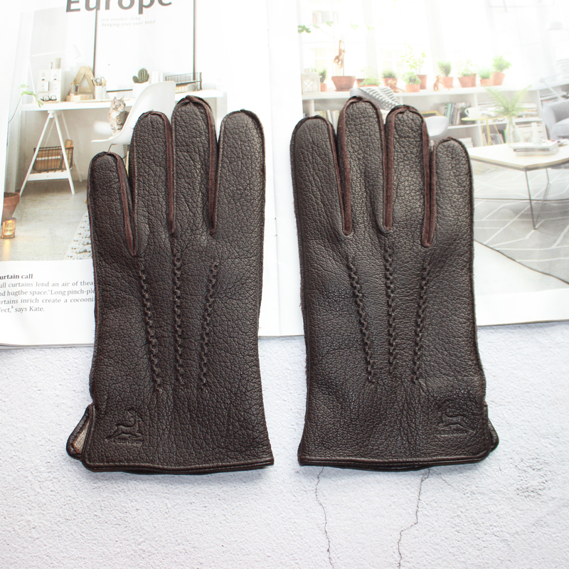 New Deerskin Gloves Men's Leat - Leather Work Winter Gloves 리뷰 및 가격