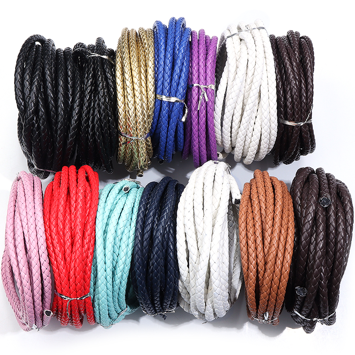 5 Yards/lot 6/7mm Braided Leat - Leatherwork Diy 리뷰 및 가격
