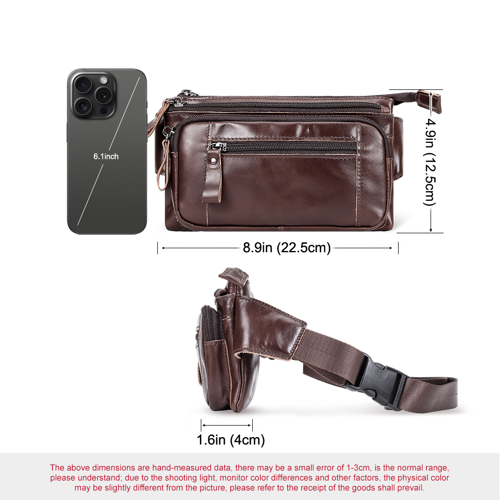HUMERPAUL Men's Waist Fanny Pa - Leatherwork Fasteners 리뷰 및 가격