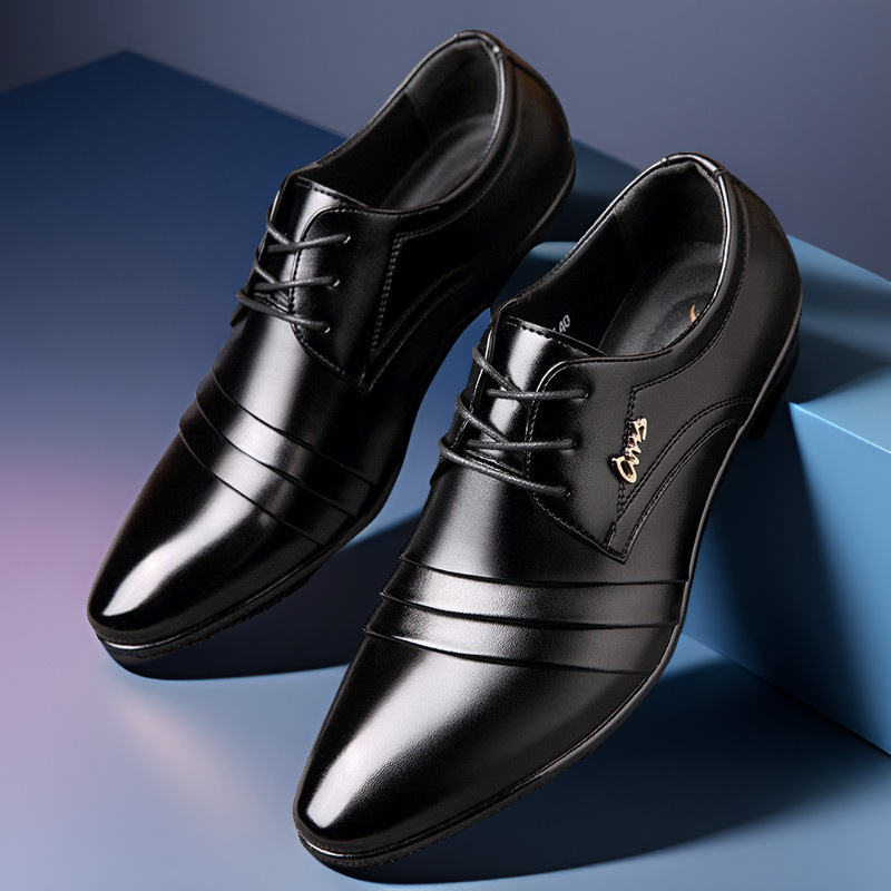 Mens PU Leather Shoes Wedding  - Leather Work Oxfords 리뷰 및 가격