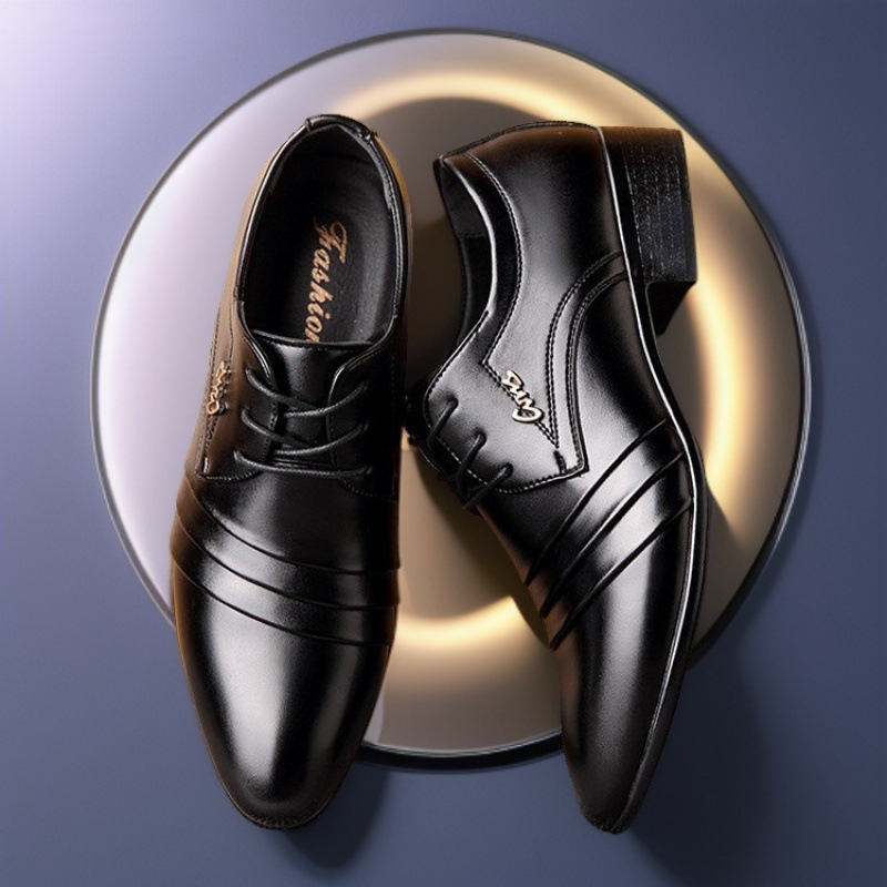 Mens PU Leather Shoes Wedding  - Leather Work Oxfords 리뷰 및 가격