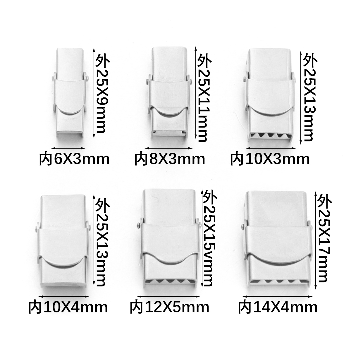 5Pcs Stainless Steel Clasp Cri - Leatherwork Diy 리뷰 및 가격