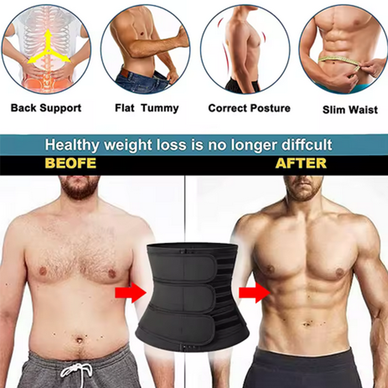 Mens Waist Trainer Corsets Fit - Leather Workout Belt 리뷰 및 가격