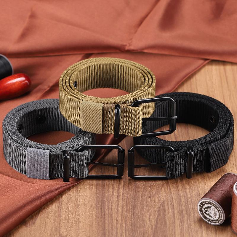 Men's Belt Porous Canvas Pin B - Leatherwork Eyelets 리뷰 및 가격