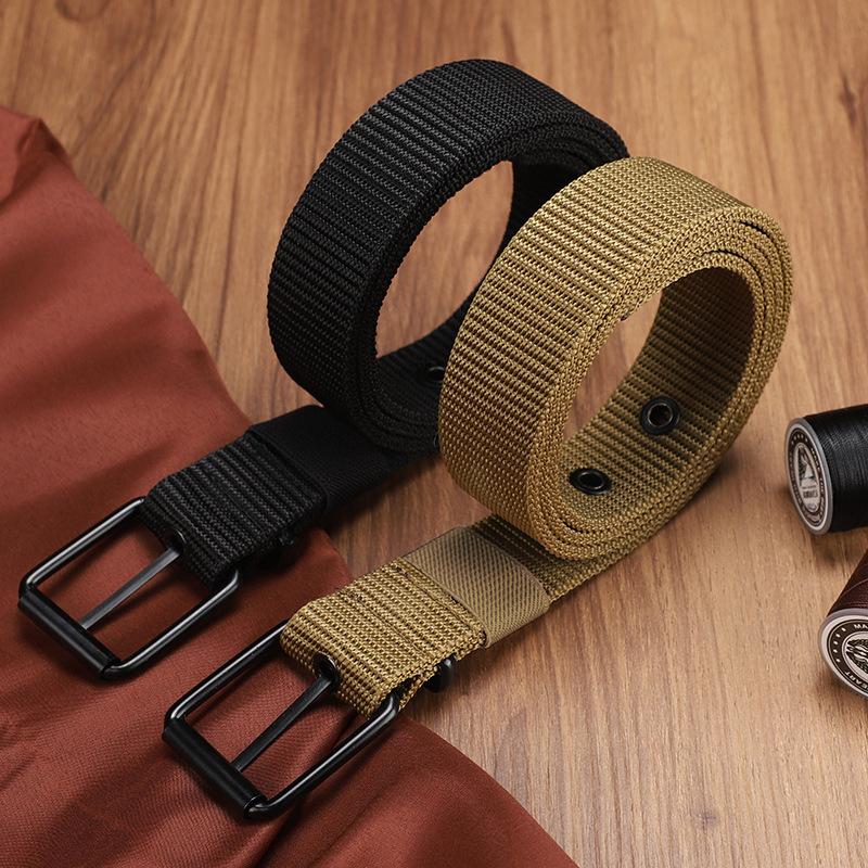 Men's Belt Porous Canvas Pin B - Leatherwork Eyelets 리뷰 및 가격