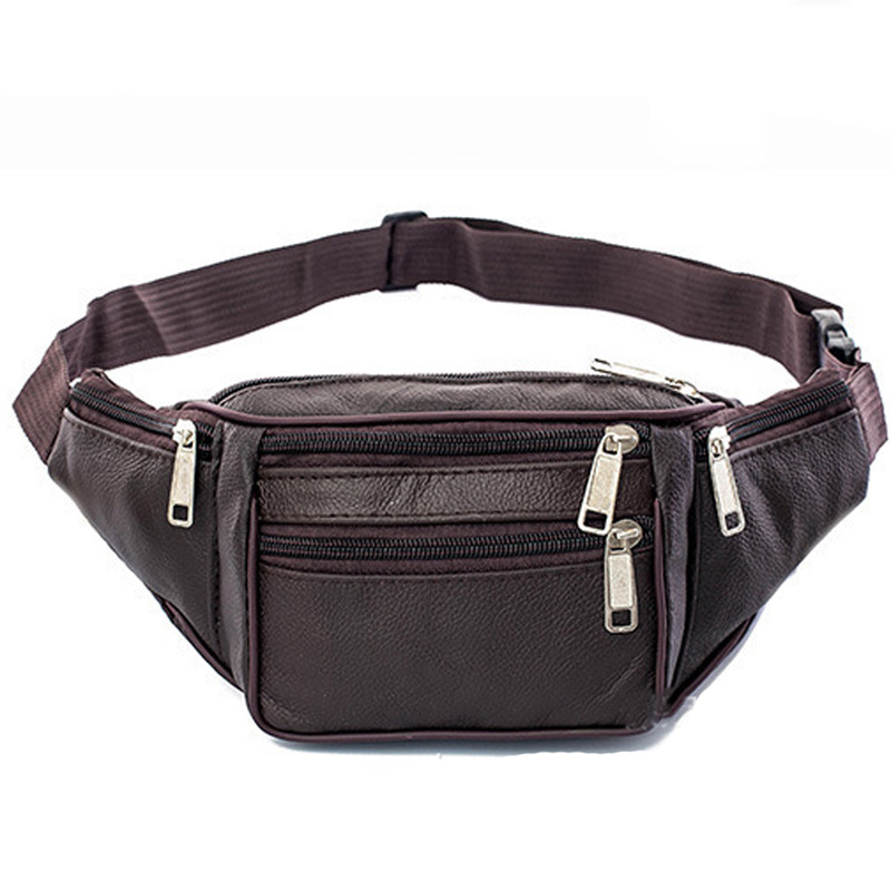 Leather Men Waist Chest Bag Th - Leatherwork Fasteners 리뷰 및 가격