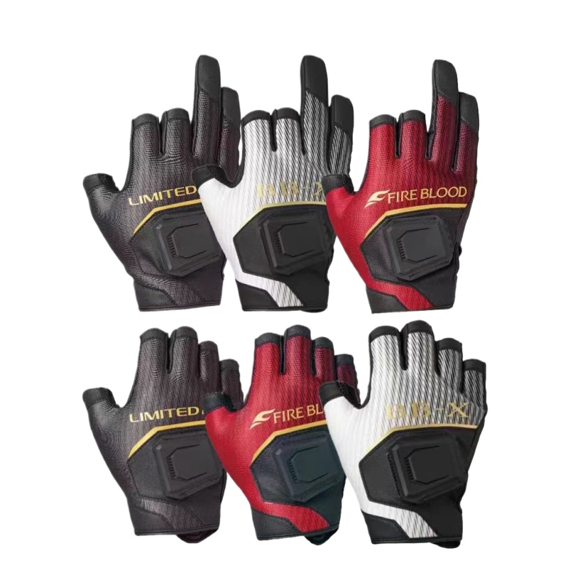 2024 Winter FIRE BLOOD Fishing - Leather Work Winter Gloves 리뷰 및 가격